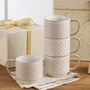 Wovira Coffee Mugs - Set of 4