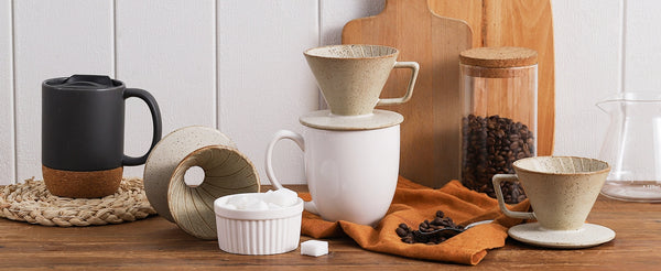 Gray Reactive Glaze Coffee Filter - Set of 1