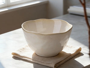 Ripple Reactive Glaze Soup Bowls - Set of 4