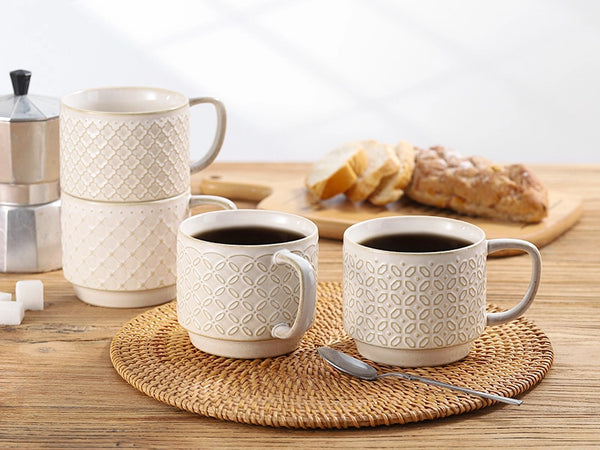 Wovira Coffee Mugs - Set of 4