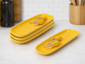 3D Corn Plates - Set of 4