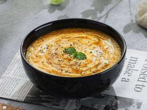 Black Soup and Cereal Bowls - Set of 4