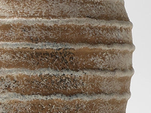 Distressed Embossed Jar Vase - Set of 1