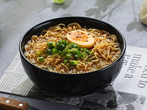 Black Soup and Cereal Bowls - Set of 4