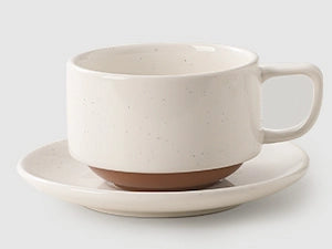 Pebblone Coffee Cups and Saucers - Set of 4