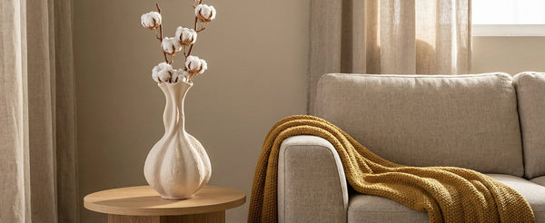 Pumpkin Long-Neck Vase - Set of 1