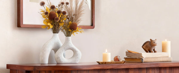 Hammered Bud Vases - Set of 2