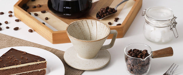 Gray Reactive Glaze Coffee Filter - Set of 1