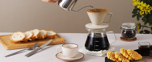 Gray Reactive Glaze Coffee Filter - Set of 1