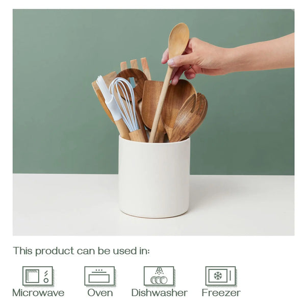 Black_White Utensil Holder