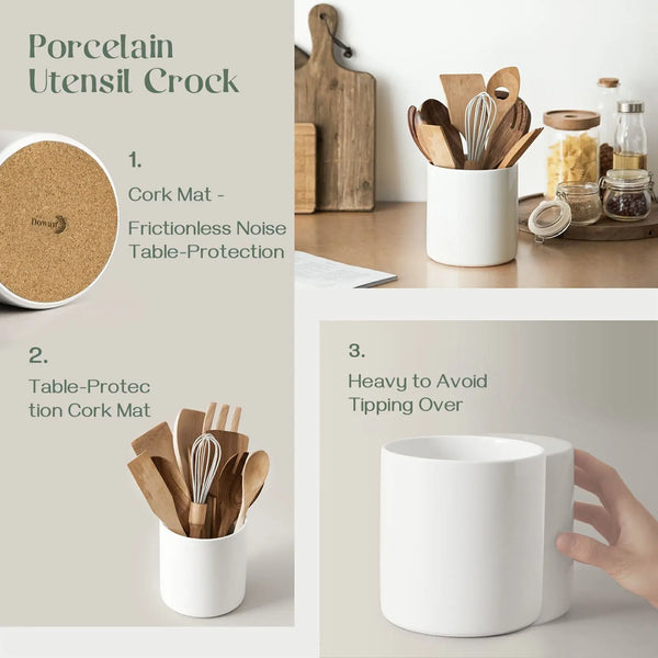 Black_White Utensil Holder