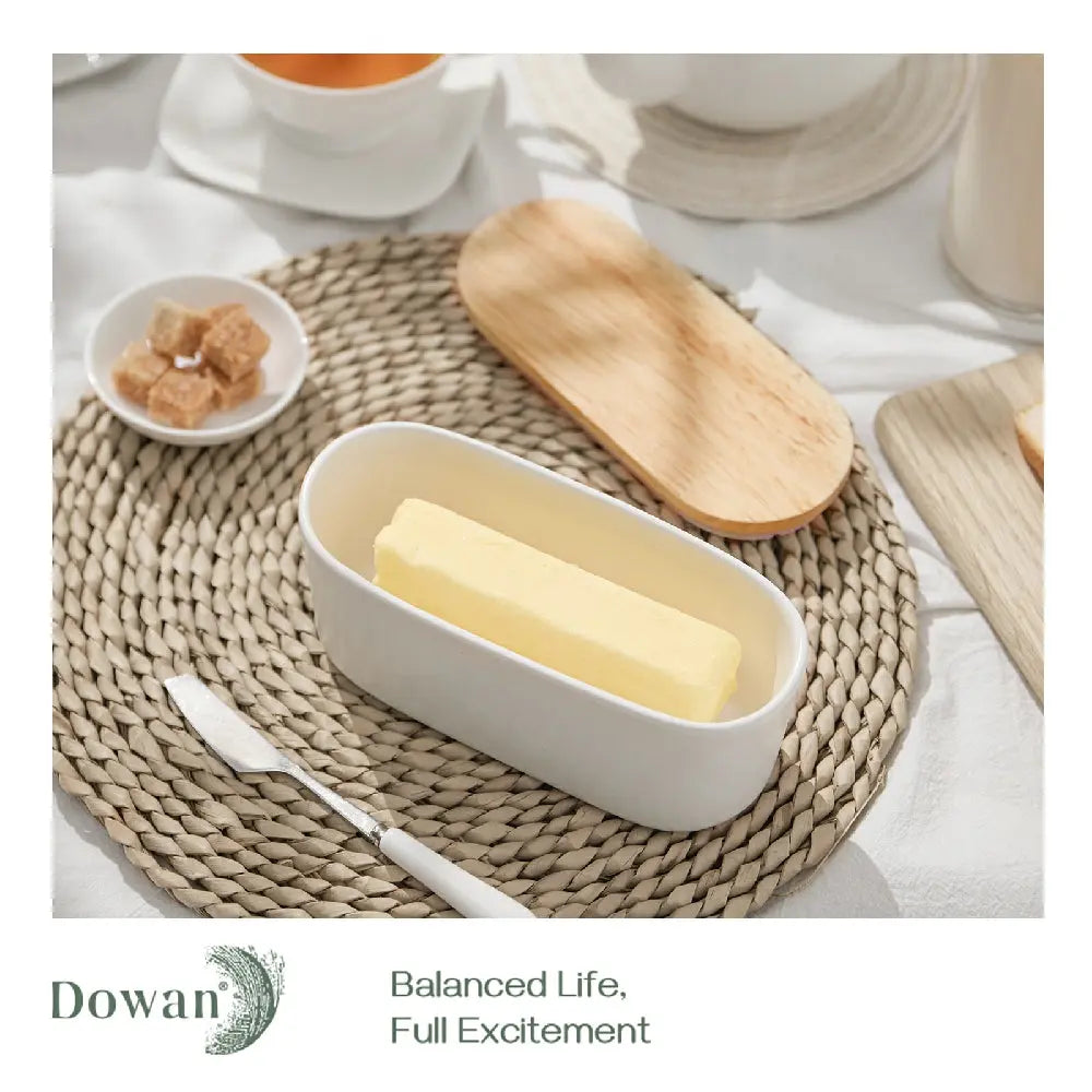 Butter Container with Wooden Lid