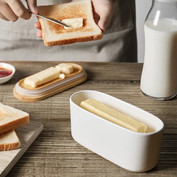 Butter Container with Wooden Lid