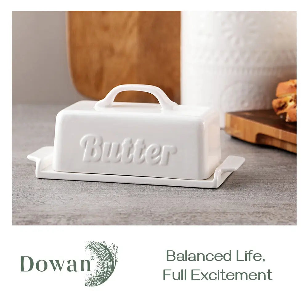 Butter Dish with Knife Holder