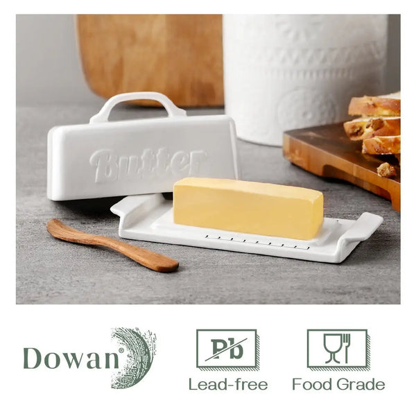 Butter Dish with Knife Holder