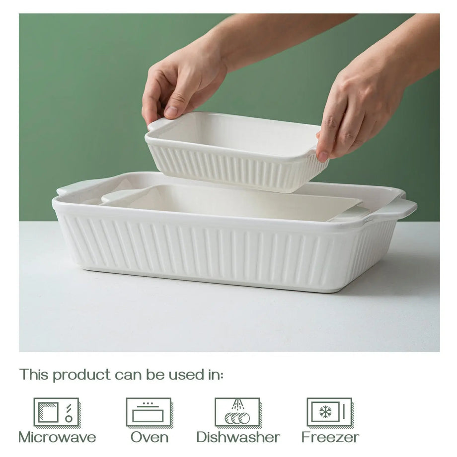 3pcs Cheap microwave oven using rectangle glass baking dish set with PP  cover wholesale china