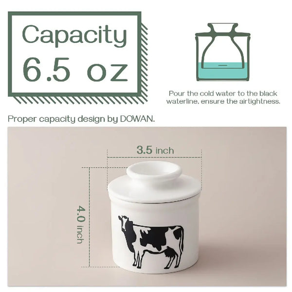 Ceramic Butter Crock