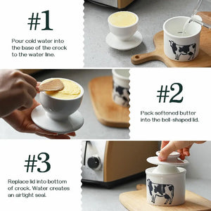 Ceramic Butter Crock