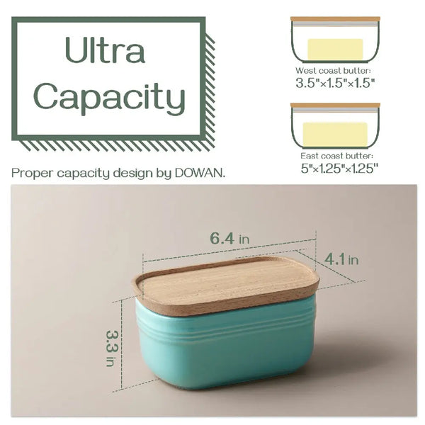Ceramic Butter Dish - Set of 1