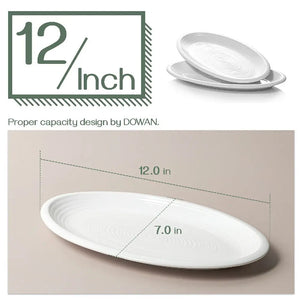 Ceramic Serving Platter - Set of 2