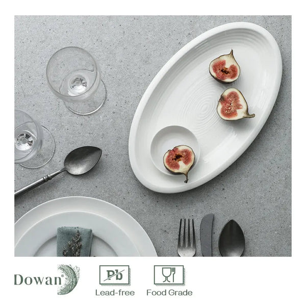 Ceramic Serving Platter - Set of 2
