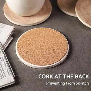 Ceramic Stone Coasters - Set of 6