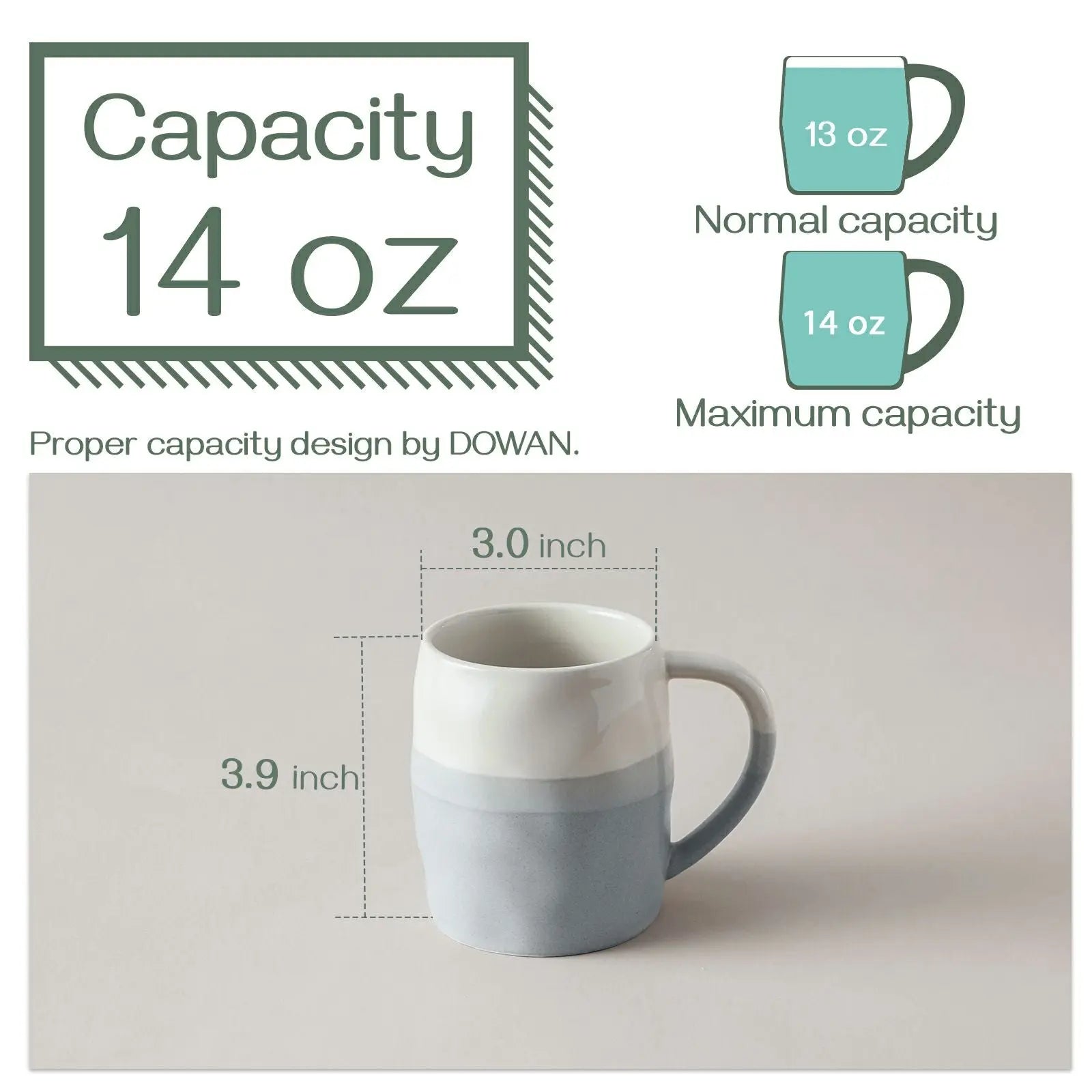 Coffee Mug Set of 4 - Dowan® – Dowan