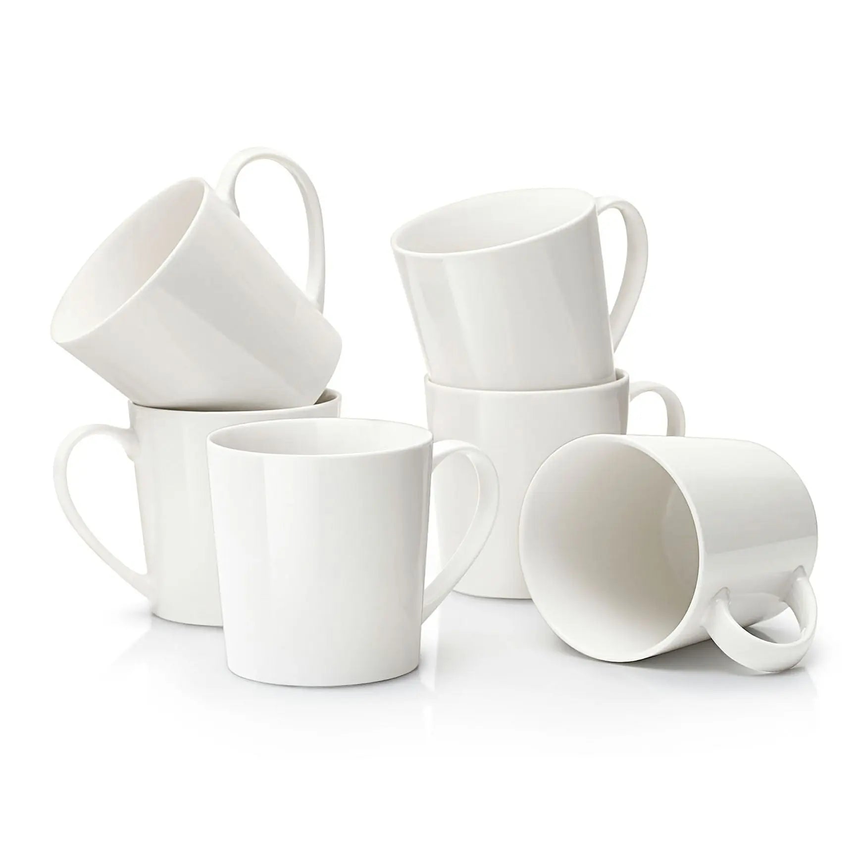 DOWAN Coffee Mugs Set of 6, Colorful 19 oz Large Porcelain Mugs with Handle  for Coffee Tea and Cocoa…See more DOWAN Coffee Mugs Set of 6, Colorful 19