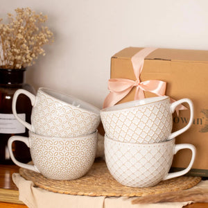 Wovira Coffee Mugs - Set of 4