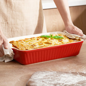 Wedding White Porcelain Baking Dish - Set of 1