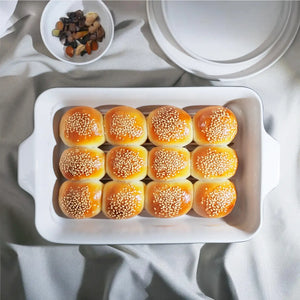 Wedding White Porcelain Baking Dish - Set of 1