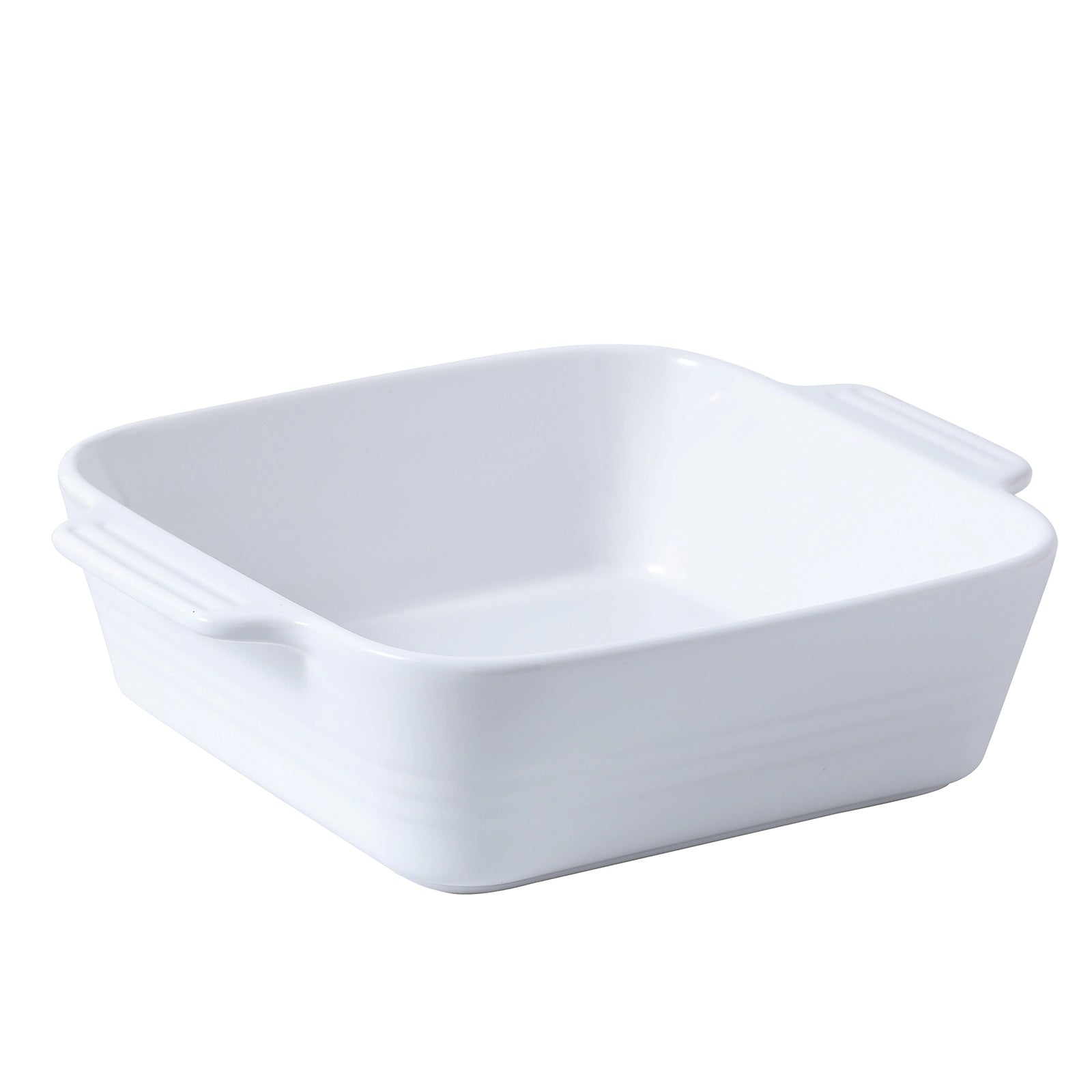 Wedding White Square Baking Dish - Set of 1