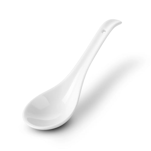 Wedding White Porcelain Spoons - Set of 4