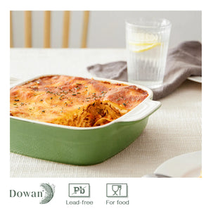 Green Baking Dish with Lid - Set of 1