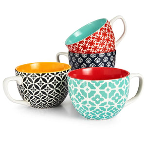Large Coffee Mugs Set of 4