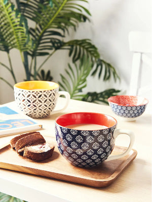 Large Coffee Mugs Set of 4