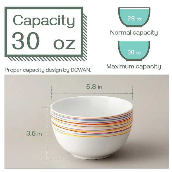 Large Soup Bowls - Set of 4