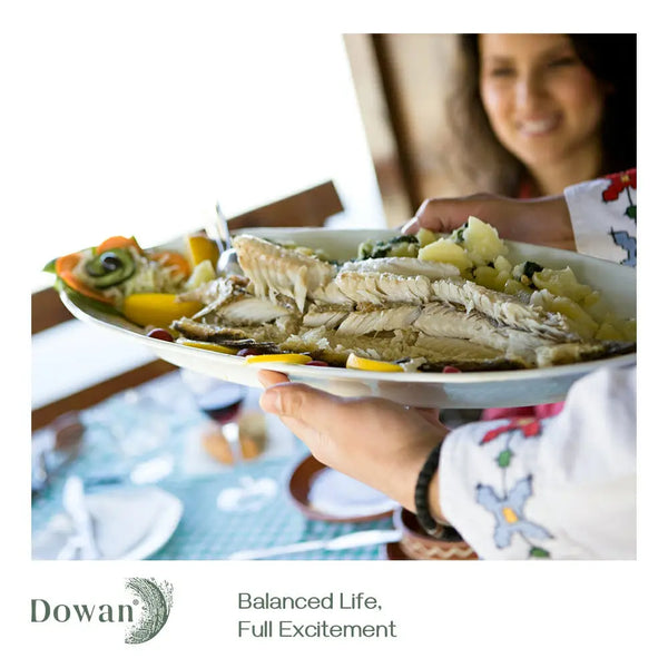 Oval-Ceramic-Platter-with-food-on-it