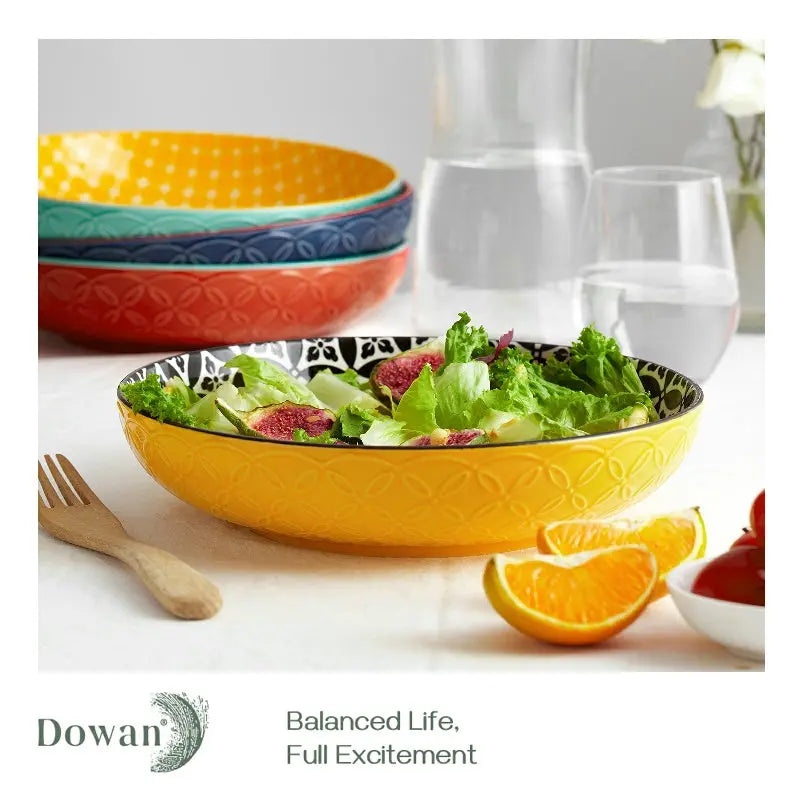 Vibrant Joy Salad Plates - Set of 4