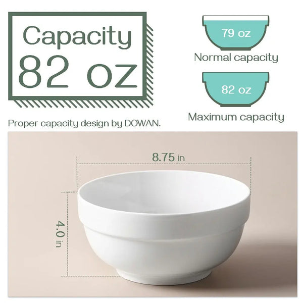 White Mixing Bowls
