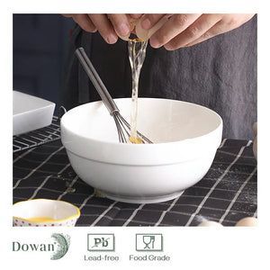 White Mixing Bowls