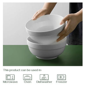 White Mixing Bowls