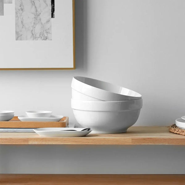 White Mixing Bowls