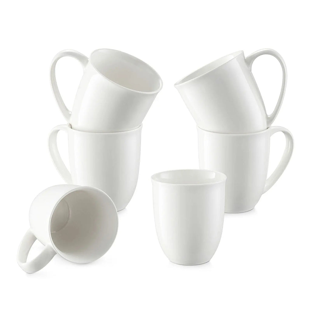 DOWAN 18 Ounce Coffee Mugs, Large White Coffee Mugs Set of 6, Porcelain  Mugs with Large Handle for C…See more DOWAN 18 Ounce Coffee Mugs, Large  White