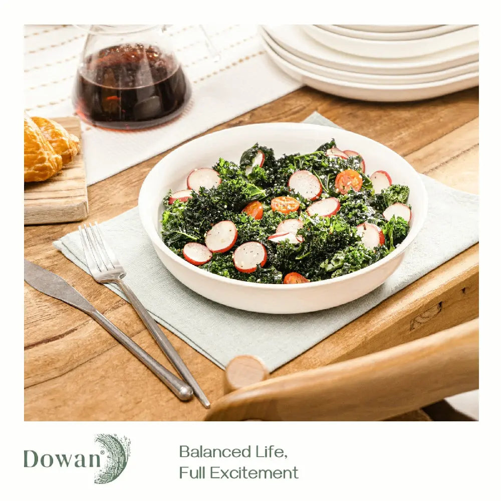 White Large Serving Bowls