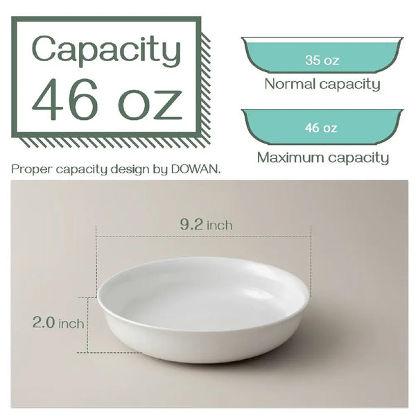 White Large Serving Bowls