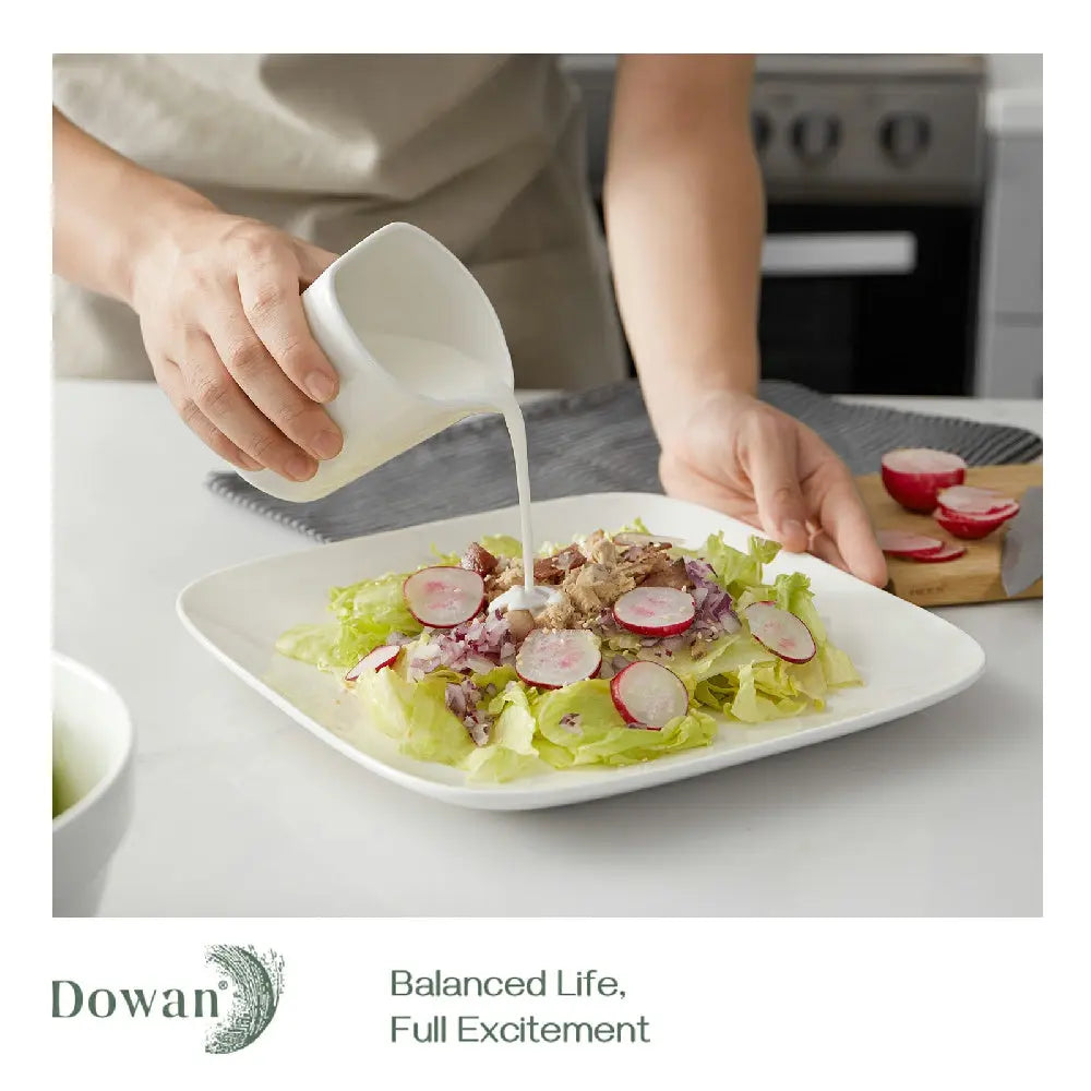 White-Square-Dinnerware-Set