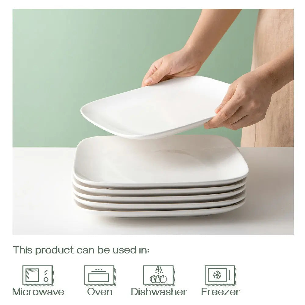 White-Square-Dinnerware-Set