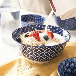 Blue Fusion Cereal Bowls - Set of 6 - Dinnerware