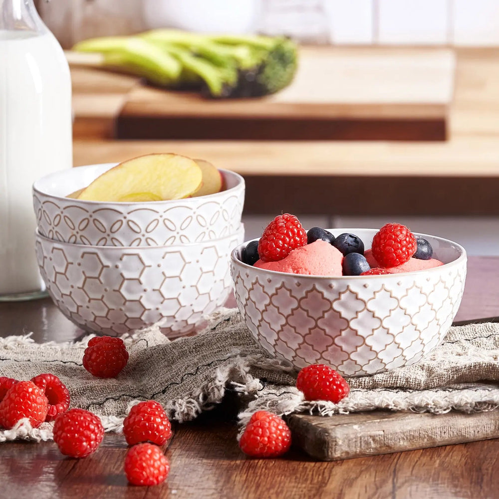 Wovira Cereal Bowls - Set of 6 - Dinnerware